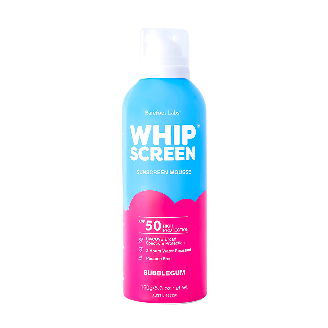 WhipScreen SPF50 Sunscreen Mousse (Bubblegum)