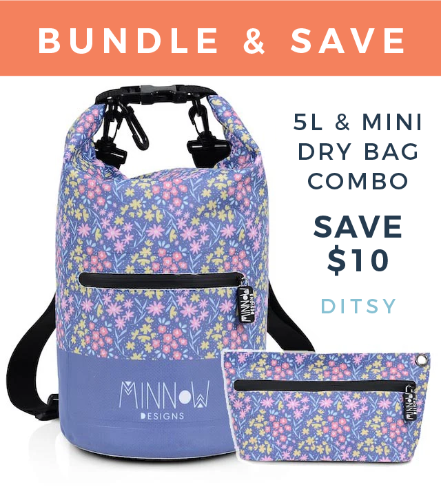 5L & MINI DRY BAG COMBO (DITSY)