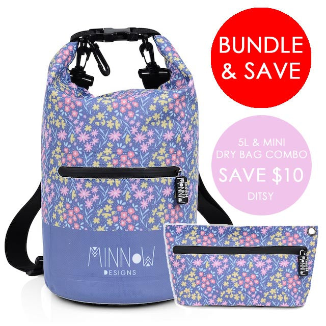 5L & MINI DRY BAG COMBO (DITSY)