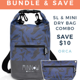 5L & MINI DRY BAG COMBO (ORCA)
