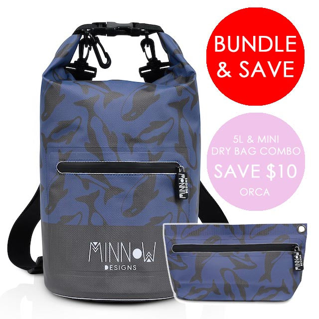 5L & MINI DRY BAG COMBO (ORCA)